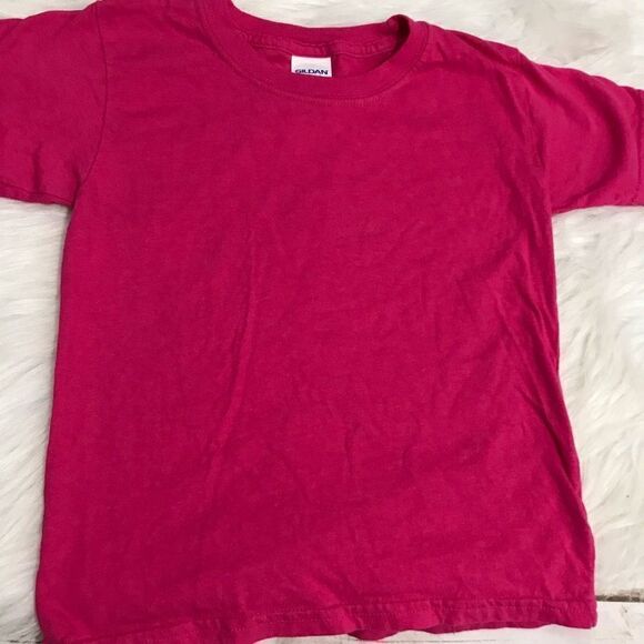 NWoT D Gildan Cotton Pink Short Sleeve T-Shirt size 5T New - Picture 5 of 5